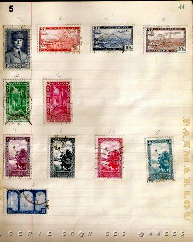 PLANCHE DE TIMBRES D ALGERIE (9).jpg